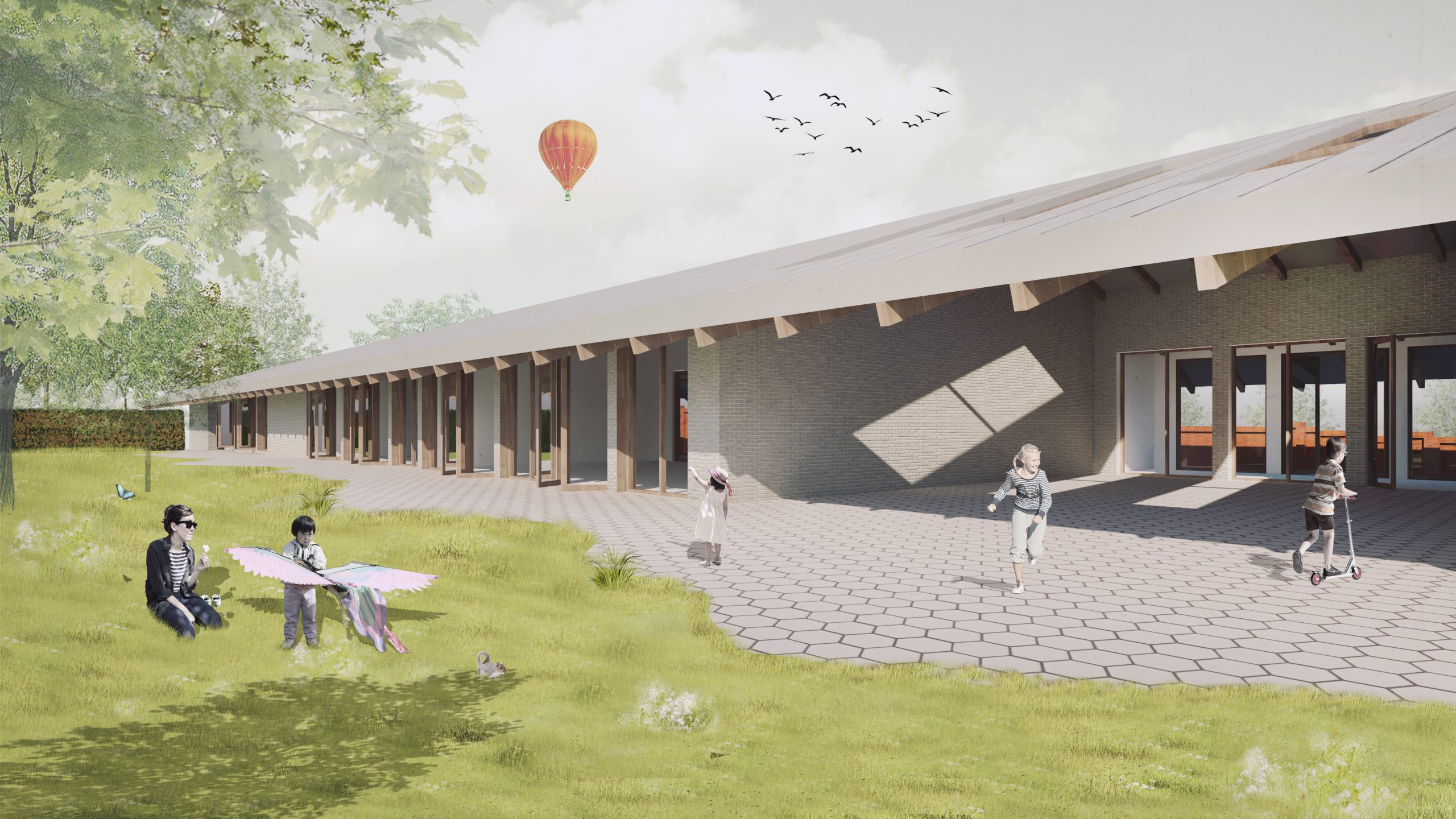 CroonenBuro5 en White Door Architects winnen architectenselectie Freinetschool De Kolibrie